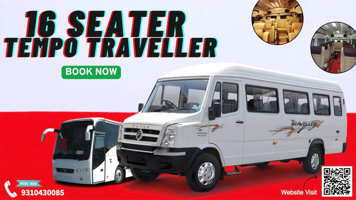 16-seater Tempo Traveller